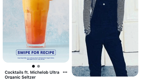 Michelob Ultra Recipe Jewel-Osco Pinterest Ad